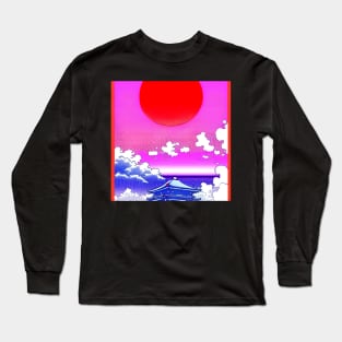 Rising sun above the palace. Long Sleeve T-Shirt